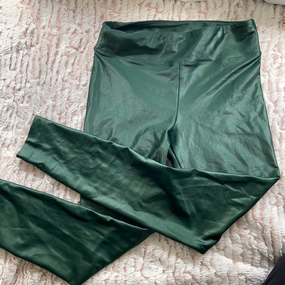 Koral Emerald Green workout tights